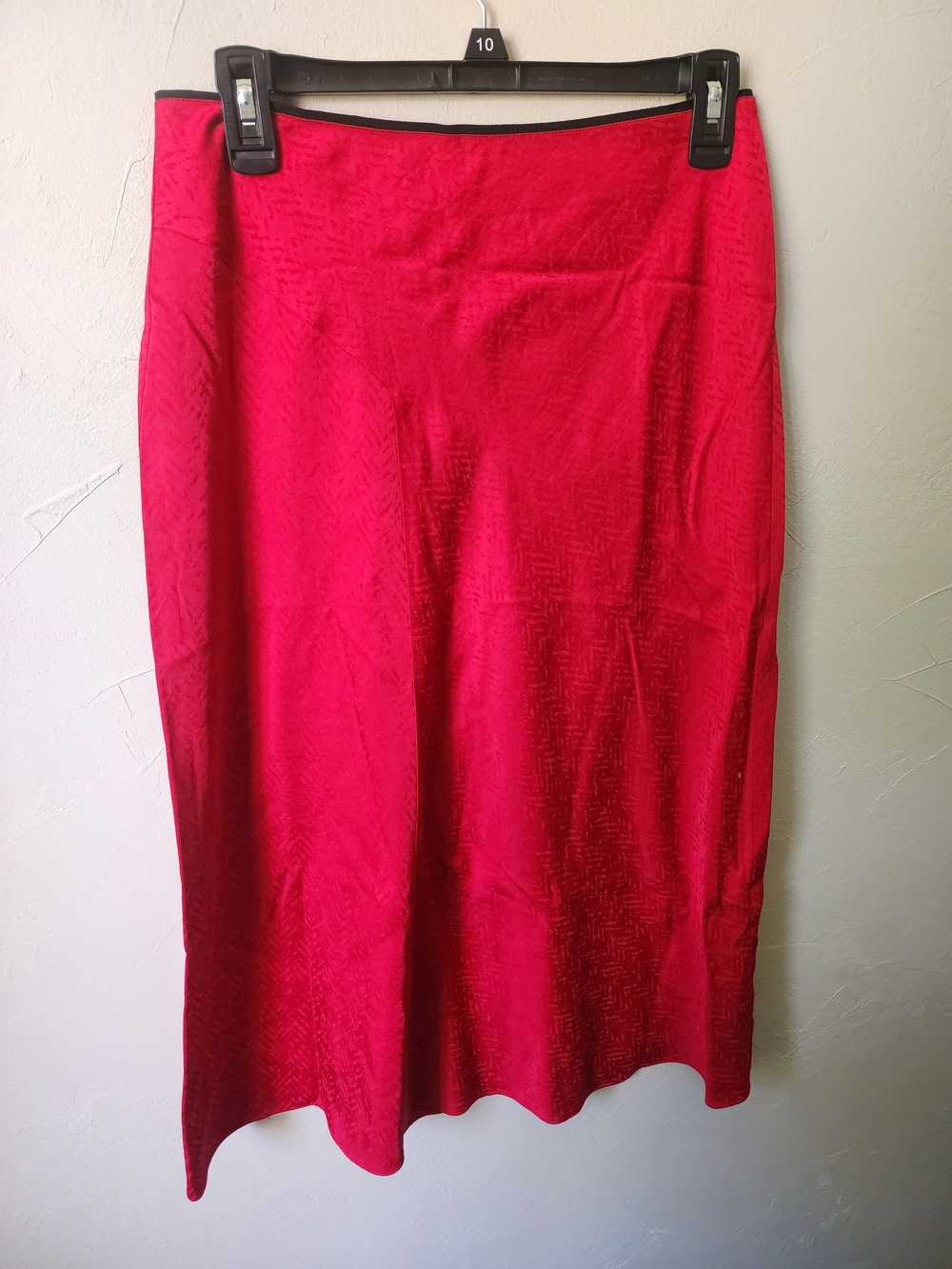 rag & bone Letti Satin A-Line Jacquard Midi Skirt Size 2